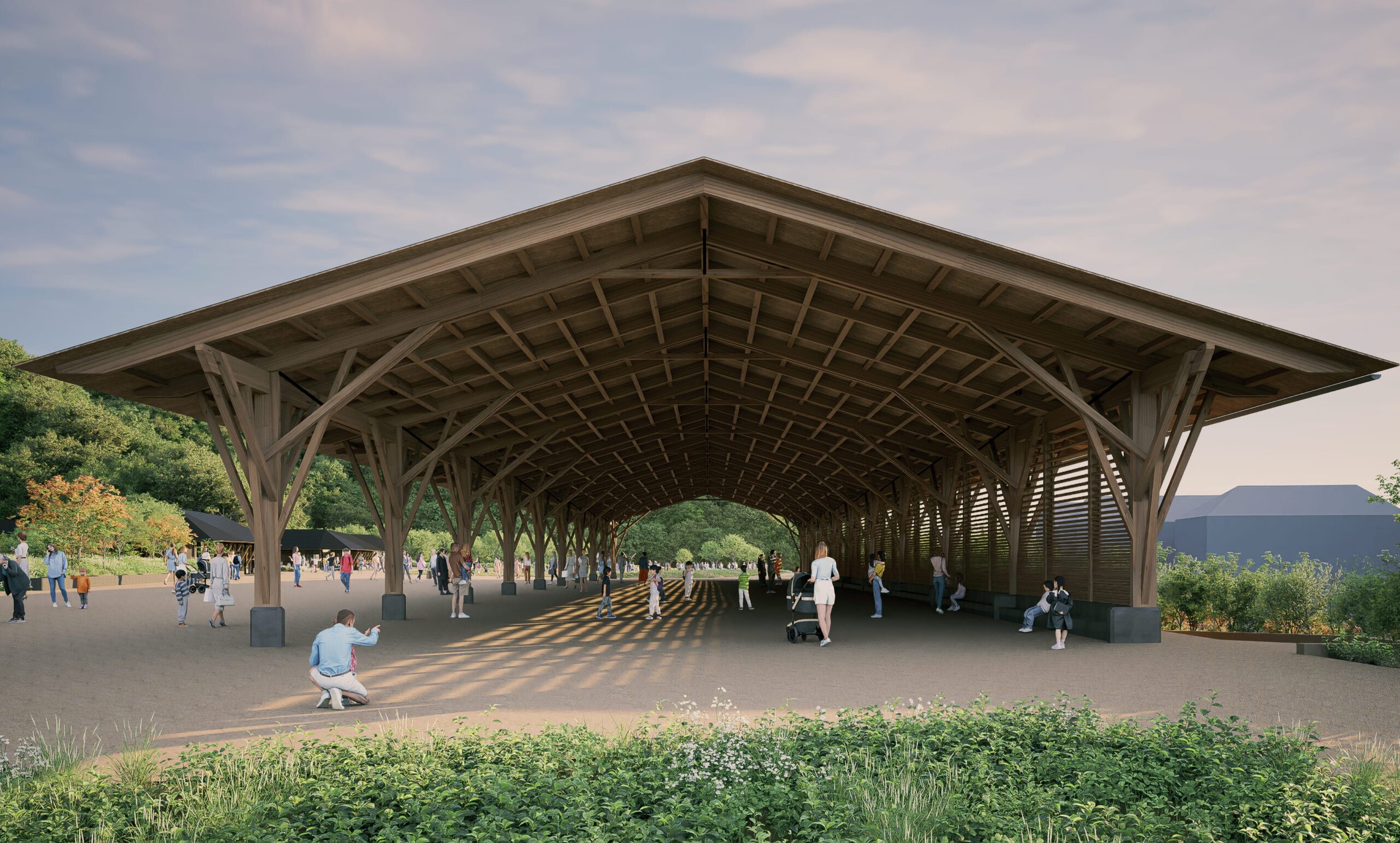 大矢部みどりの公園 MEZAME VALLEY -大屋根
